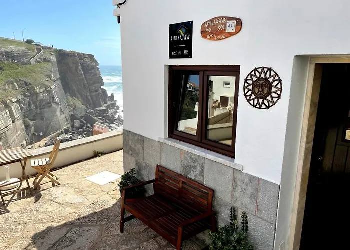 شقة Um Lugar Ao Sol House Azenhas Do Mar سينترا